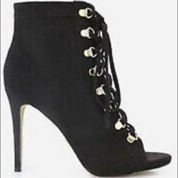 Bebe Carrlie Open Toe Bootie - Picture 5 of 5